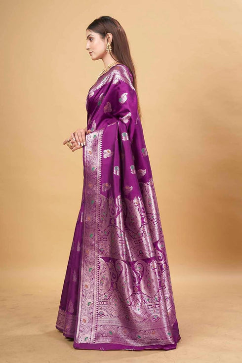 Vsathrlay Kanjivaram Banarasi Festival Wedding Ethnic Wear