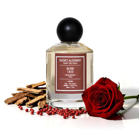 Secret Alchemist Rose Oud Eau de Parfum Long Lasting Unisex Clean Perfume Floral Woody