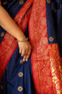 Vasthrlay Purple Banarasi Wedding Saree