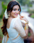 Vasthrlay Kanjivaram Saree Blouse Off White