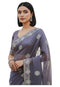 Vasthrlay Georgette Traditional Az Ys Pehenva Brown Rr Ethnic Wear