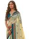 Vasthrlay Printed Lemon Yellow1 Yellow Saree