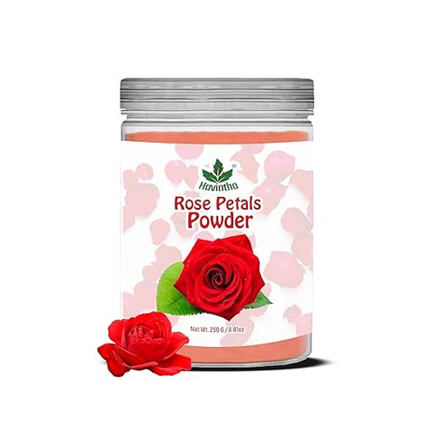 Havintha - Natural Rose Petals Powder Jar - for Skincare