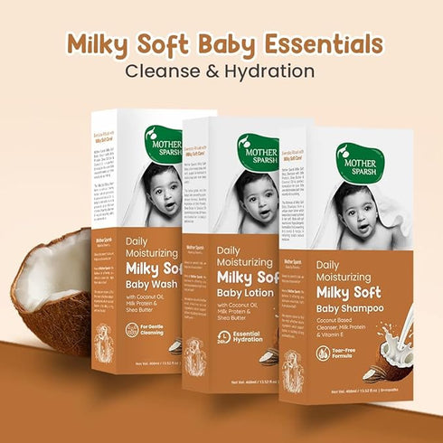 Mother Sparsh Milky Soft Baby Lotion