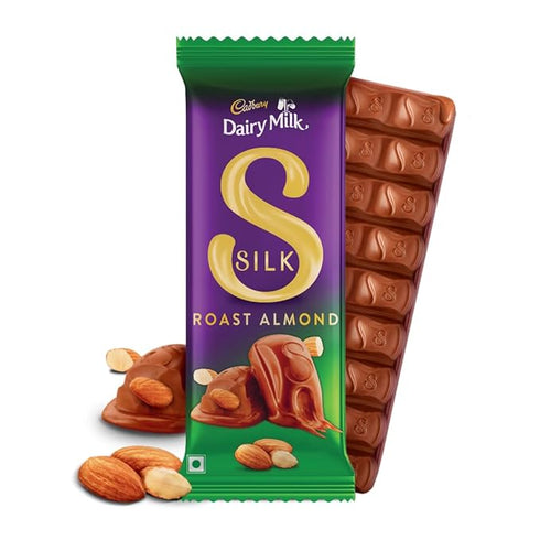 Cadbury Dairy Milk Silk Roast Almond Chocolate Bar -52gm