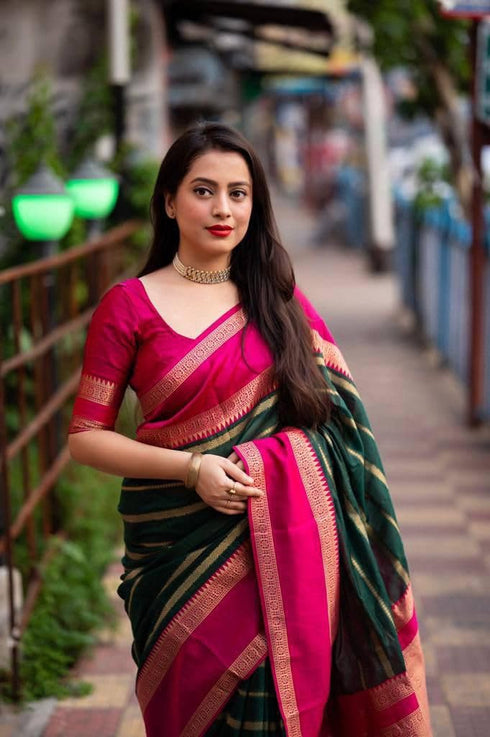 Vasthrlay Kanjivaram Unstitched Material Suitable Az Ys Og Chamkili Parent Maroon Ethnic Wear