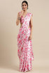 Vasthrlay Pink Printed Saree