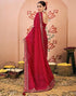 Vasthrlay Bandhani Embroidery Unstitched Rama Green Saree