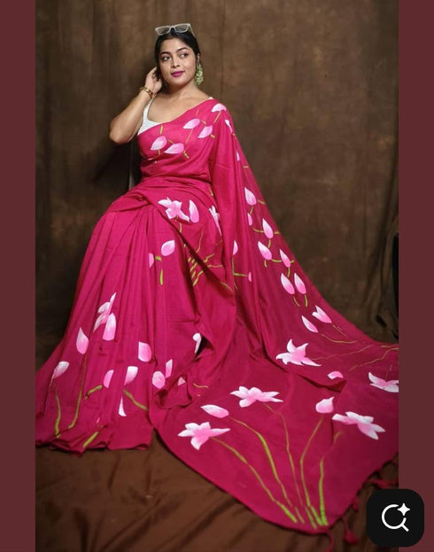 Vasthrlay Matching Attached Traditional Babypink