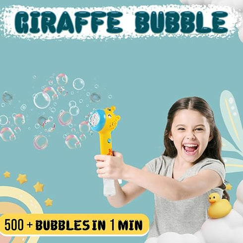 Giraffe Bubble Stick With Led Lights