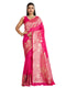 Vasthrlay Kanjivaram Wedding Banarasi Weaving Wine Pink