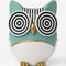 The Spiritual Living Mint Green Resin Owl Statue for Good Luck | Vastu & Feng Shui