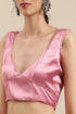 Vasthrlay Pink Printed Saree