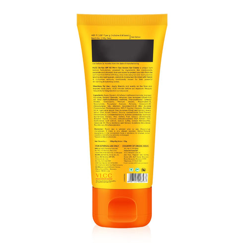 VLCC De Tan SPF 50 PA+++ Sun Screen Gel Creme