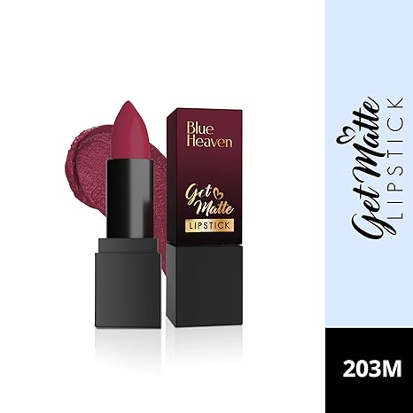 Blue Heaven Get Matte Lipstick, Long Lasting Light Weight Lipsticks for Women
