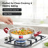 Prestige Platina Popular Stainless Steel Kadhai with Glass Lid