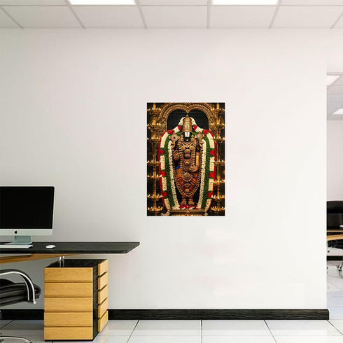 ELTASS Tirupati Balaji Wall Sticker for Home