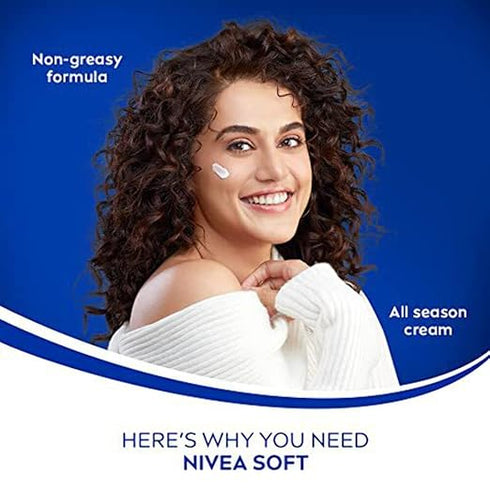 Nivea Soft Light Moisturising Cream Berry Blossom