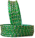 JPS Viral Kashmiri Ghungroo Gold-Plated Glass Bangles Set