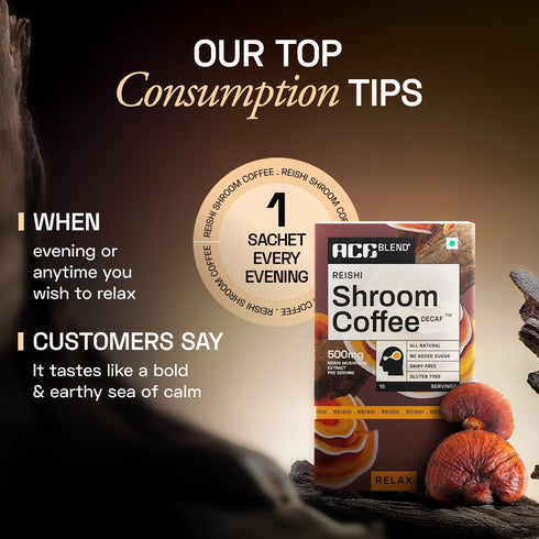 Ace Blend Reishi Shroom Coffee 120g (15 Serves)