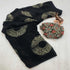 Vasthrlay Ajrakh Saree Crepe