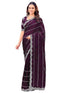 Vasthrlay Georgette Embriodery Dusty Saree