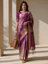 Vasthrlay Magenta Geometric Unstitched Ai Ethnic Wear