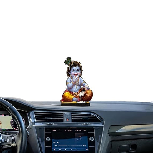 Little Krishna 2D Miniature Acrylic Statue – 5 Inch