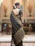 Vasthrlay Banarasi Kanjivaram Wedding Pari 165 Saree With Blouse Piece