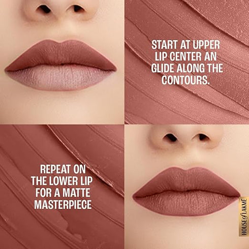 Lakme 9TO5 Primer + Matte Lip Color MP9 Nude Touch