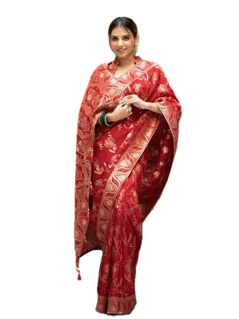 Vasthrlay Banarasi Decorative Traditional Az Ys Nazli Ethnic Wear