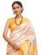 Vasthrlay Special Weaving Unstitched White Saree
