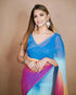Vasthrlay Printed Georgette Unstitched Paddiiiiing Multicolour Free Ethnic Wear