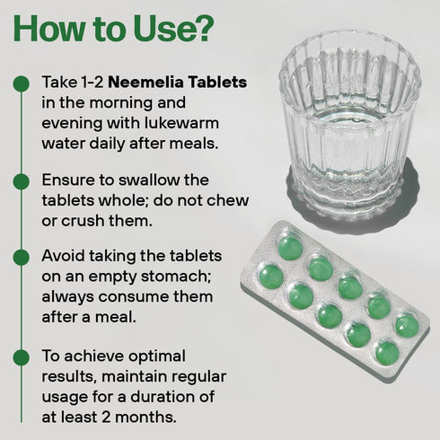 MPIL Neemelia skin care Tablets Pure Herbs for Skin
