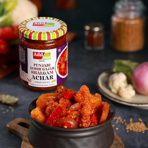 Add Me Gobhi gajar Shalgam Pickle 600g