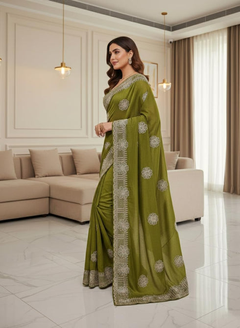 Vasthrlay Chiffon Traditional Ethinic Az Ys Vanshika Ethnic Wear