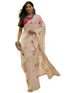 Vasthrlay Printed Off White Off White Saree