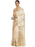 Vasthrlay Kasavu White Saree
