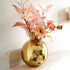 Metal Ball Round Metal Vase for Home Décor