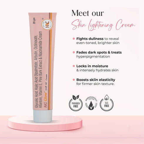 NG Glow Cream - Enriched With Kojic Acid & Glycolic Acid