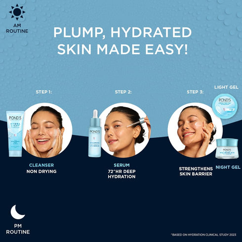 Ponds Hydra Light Hyaluronic Acid Hydrating Gel Face Wash