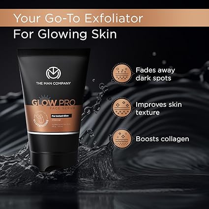 The Man Company Glow Pro Face Scrub For Skin Brightening