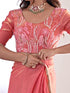 Vasthrlay Chanderi Printed Coffee Saree