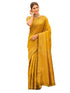 Vasthrlay Banarasi Weaving Yellow Saree