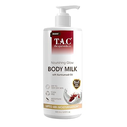 T.A.C Nourishing Glow Body Milk with Kumkumadi Blend