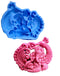 Craftial Curve Ganesha Seated on Peacock Silicone Mould