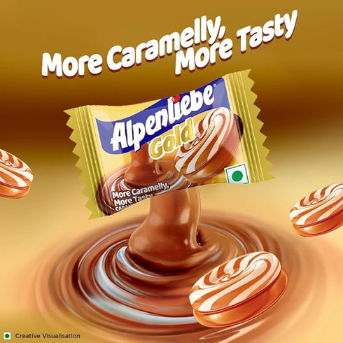 Alpenliebe Gold Caramel Candy