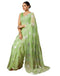 Vasthrlay Georgette Printed Unstitched Orange Saree