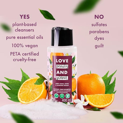 Love Beauty And Planet Curry Leaves and Biotin Shampoo