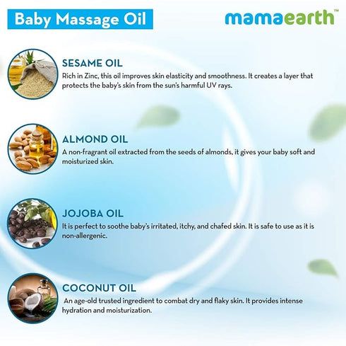 Mamaearth Soothing Massage Oil for Babies